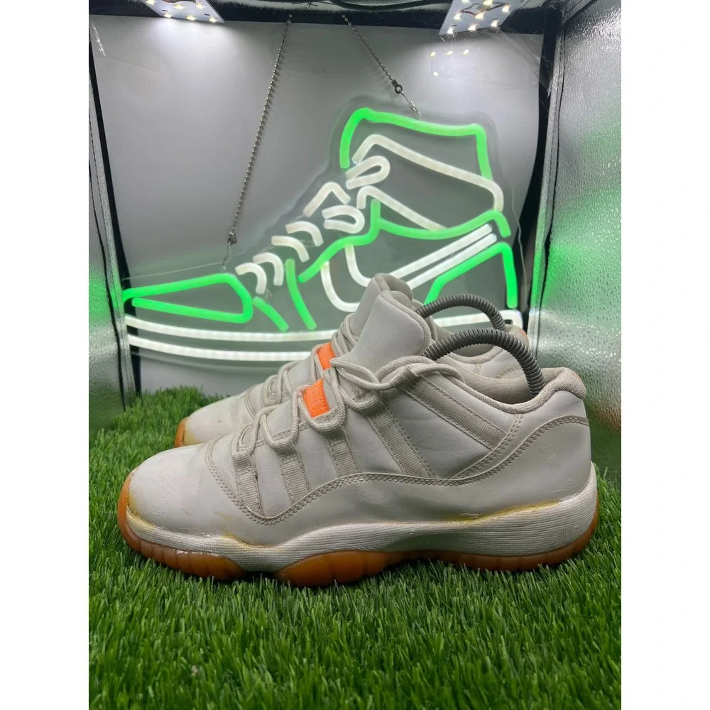 Air Jordan 11 XI Retro Low‎ Ie White Orange Basketball Shoes Mens Size 7